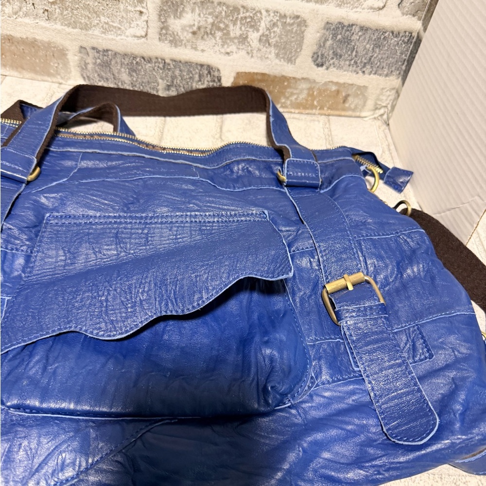 Great American leather company blue large with crossbody strap - Picture 10 of 10
